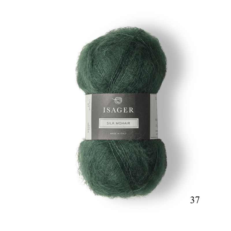 37 Isager Silk Mohair is available to buy online from UK wool shop, Ida's House.