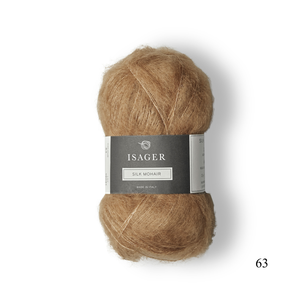 63 Isager Silk Mohair is available to buy online from UK wool shop, Ida's House.