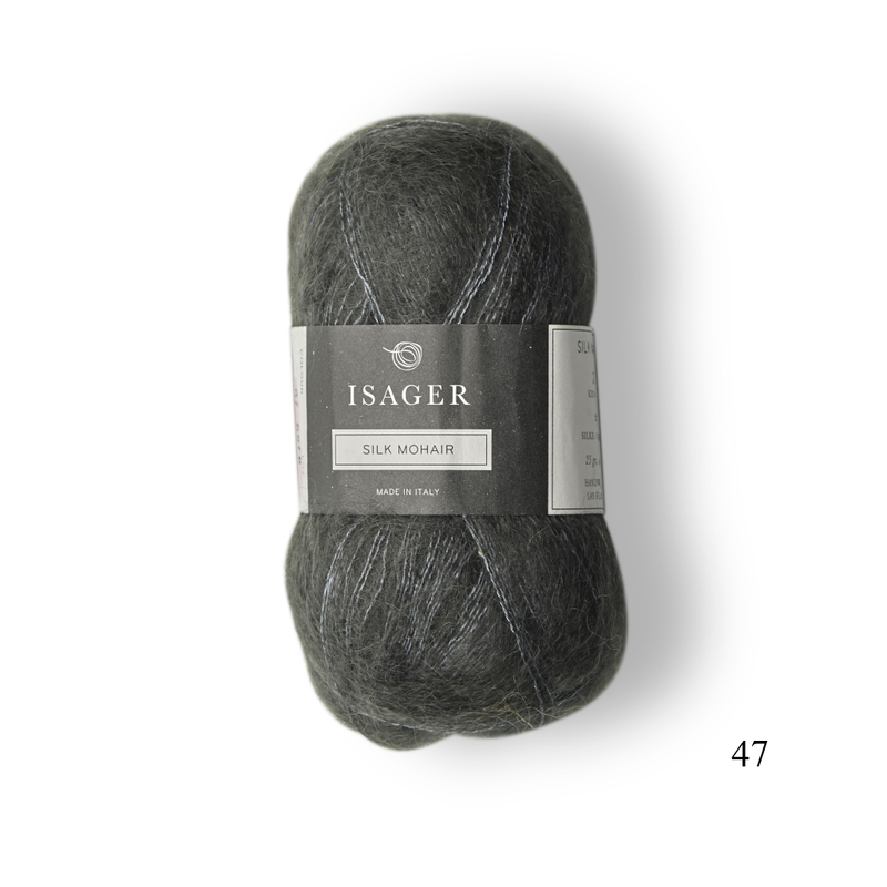 47 Isager Silk Mohair is available to buy online from UK wool shop, Ida's House.