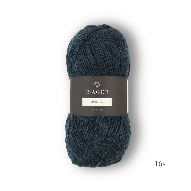 16s Isager Merilin Yarn is available to buy online from UK wool shop, Ida's House.