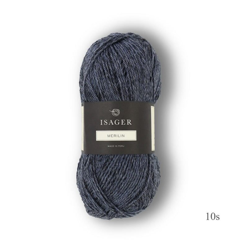 10s Isager Merilin Yarn is available to buy online from UK wool shop, Ida's House.