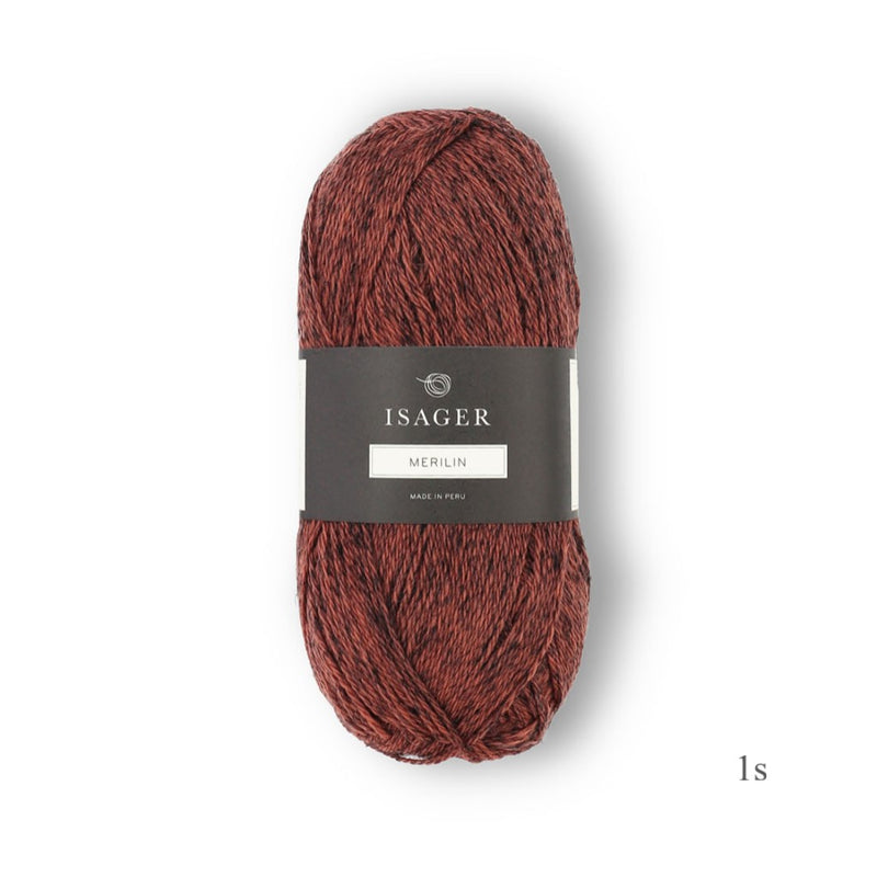 1s Isager Merilin Yarn is available to buy online from UK wool shop, Ida's House.