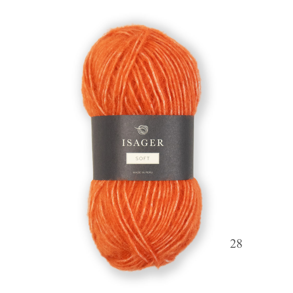 Isager Soft chunky Yarn is available to buy online from UK wool shop, Ida's House.