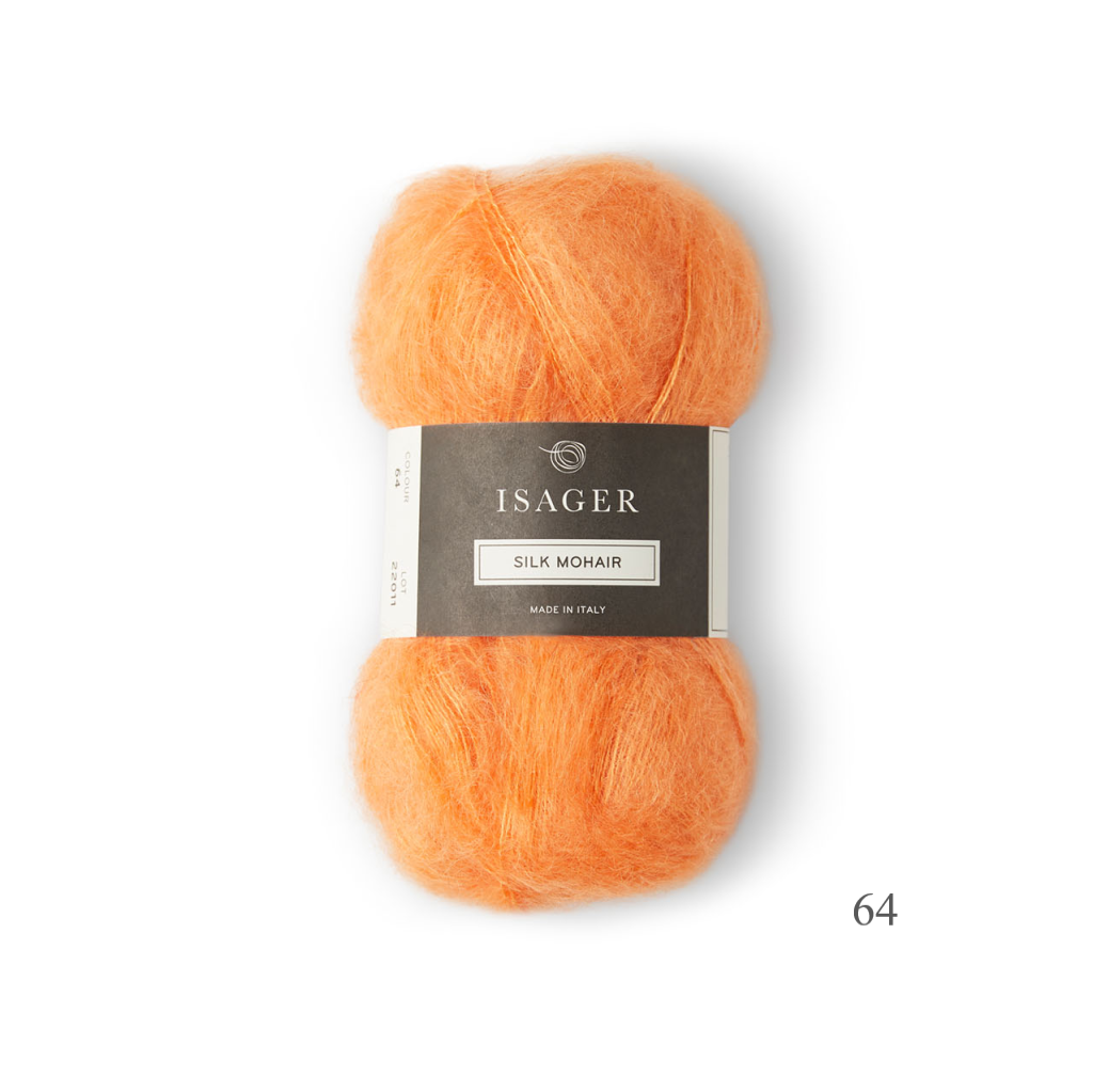 64 Isager Silk Mohair is available to buy online from UK wool shop, Ida's House.