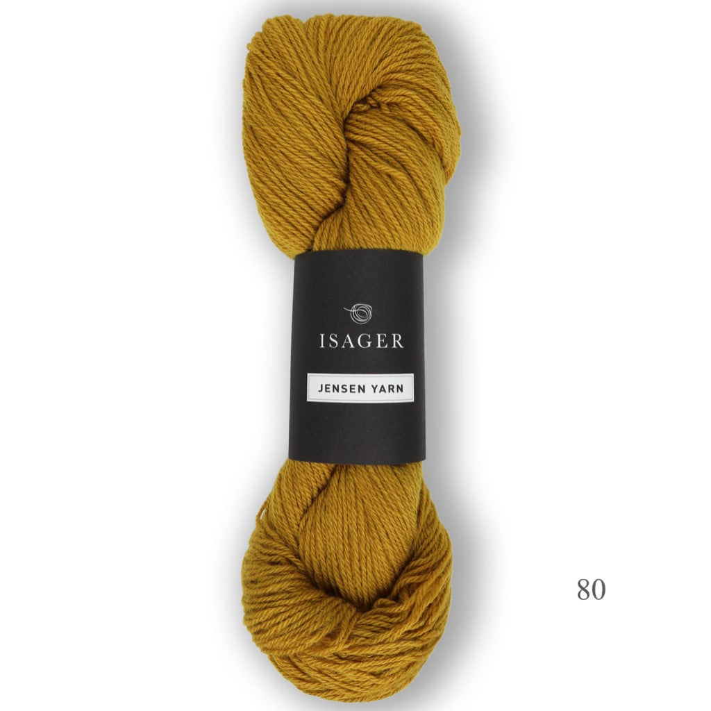 80 Isager Jensen Yarn is available to buy online from UK wool shop, Ida's House.