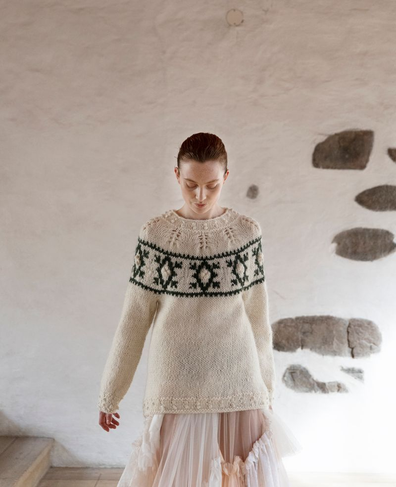 Knitted Kalevala is available to buy online from Ida's House Lewes based yarn shop