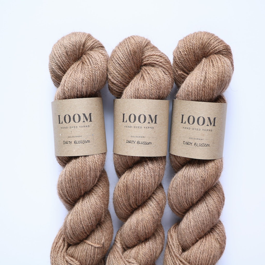 Loom BFL Gotland Double knittng in Dirty Blossom is available to buy online from Ida's House Sussex based yarn shop.