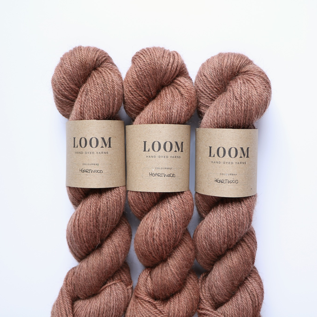 Loom BFL Gotland Double Knittng in Heartwood is available to buy online from Ida's House Sussex based yarn shop.