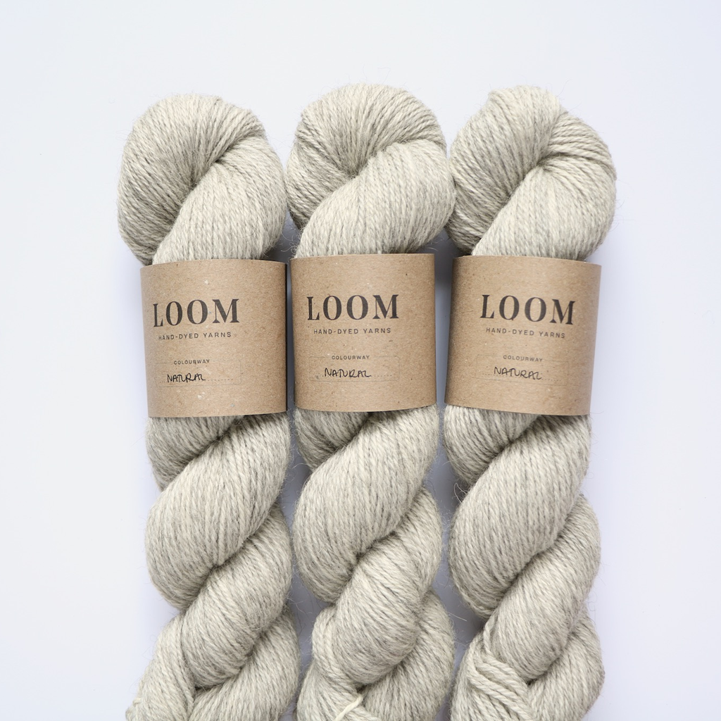 Loom BFL Gotland Double knittng in Natural is available to buy online from Ida's House Sussex based yarn shop.