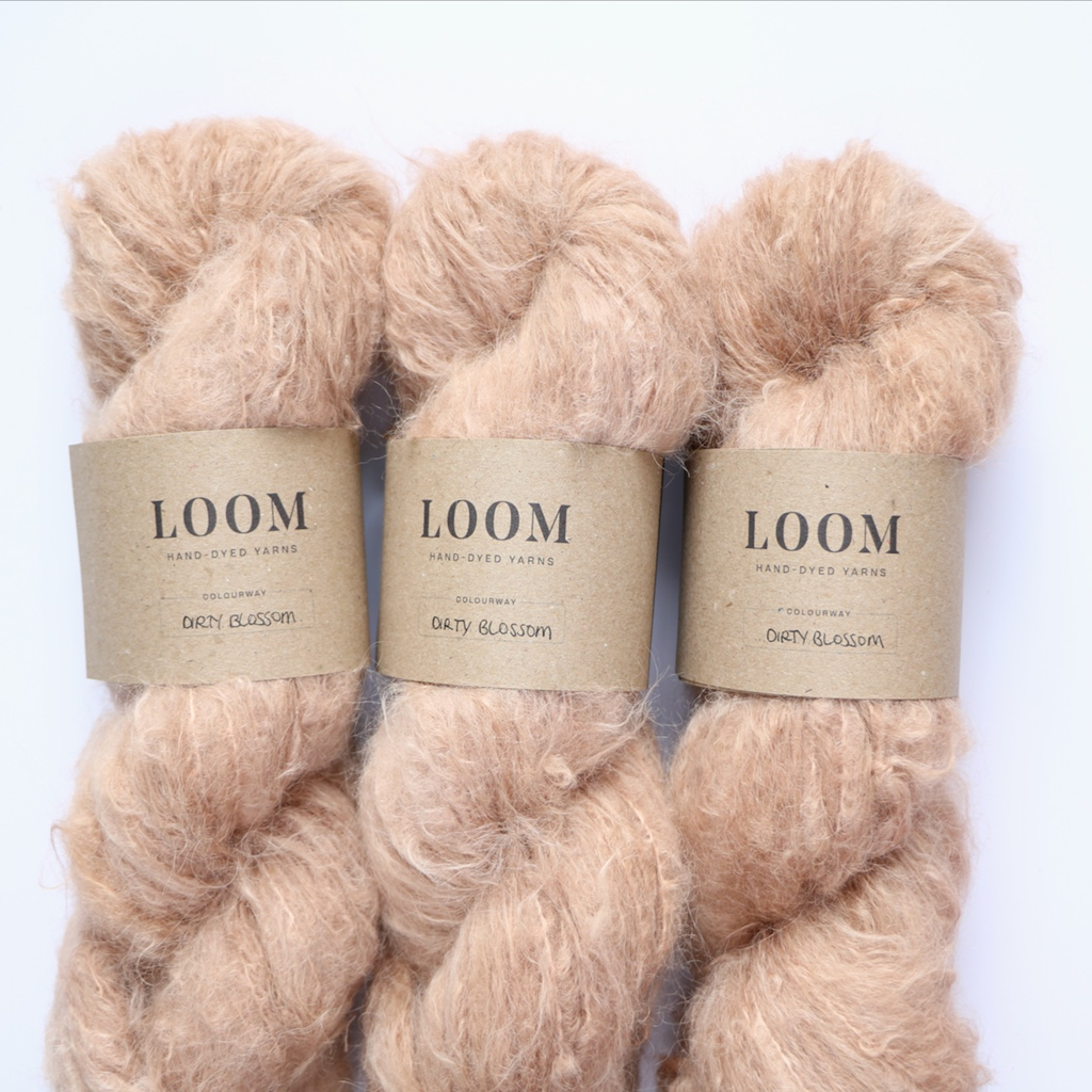 Loom Suri Alpaca Dirty Blossom is available to buy on line from Ida's House Sussex based yarn shop
