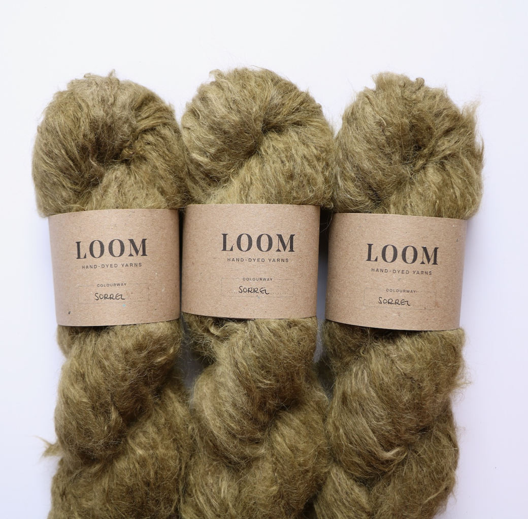 Loom Suri Alpaca Sorrel is available to buy on line from Ida's House Sussex based yarn shop
