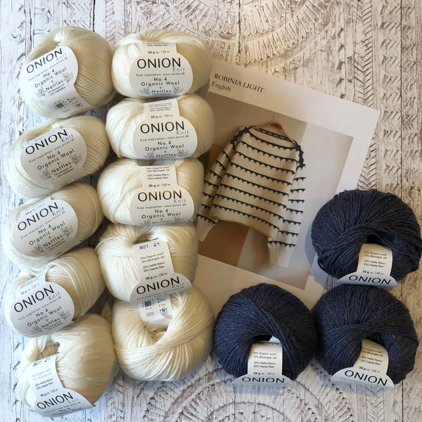 Knitting Kit Robinia Light is available to buy online from UK wool shop, Ida's House.