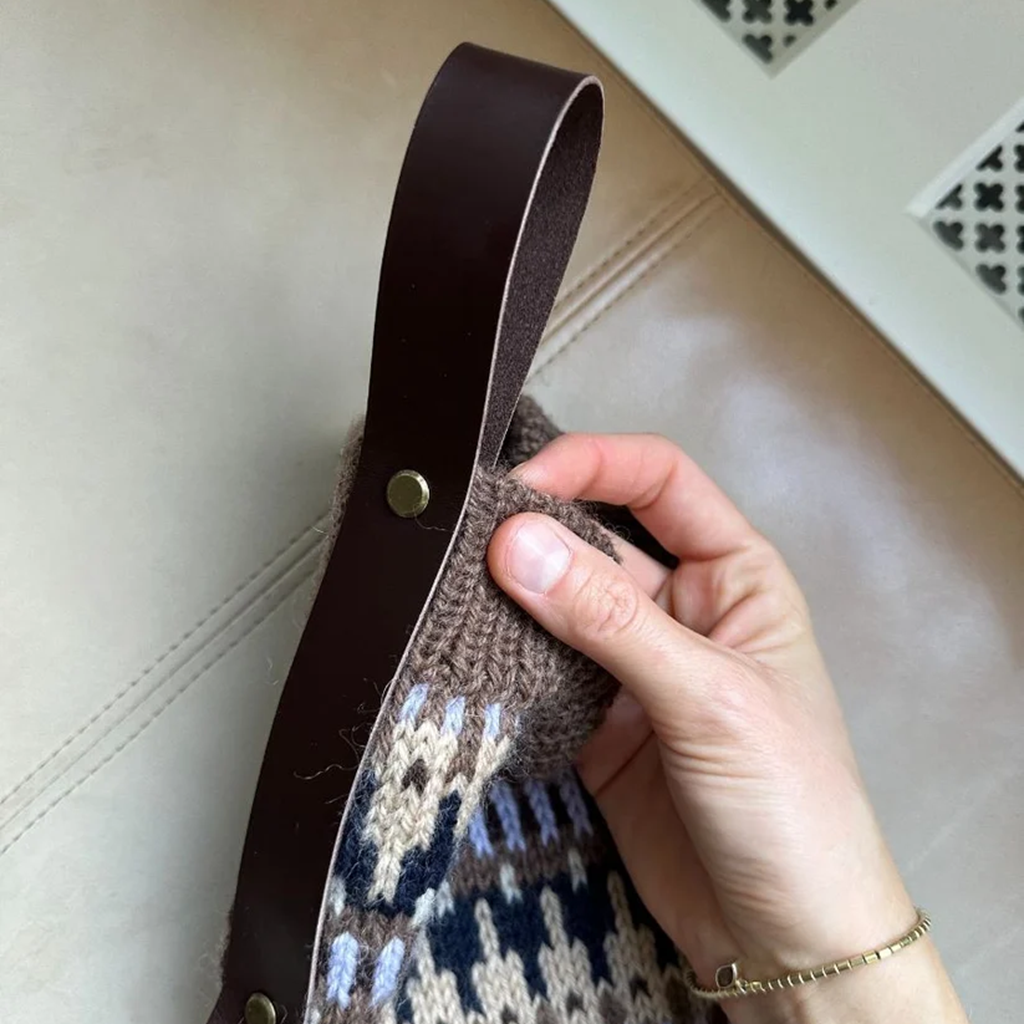 petiteknit leather stocking strap is available to buy online from Idas House