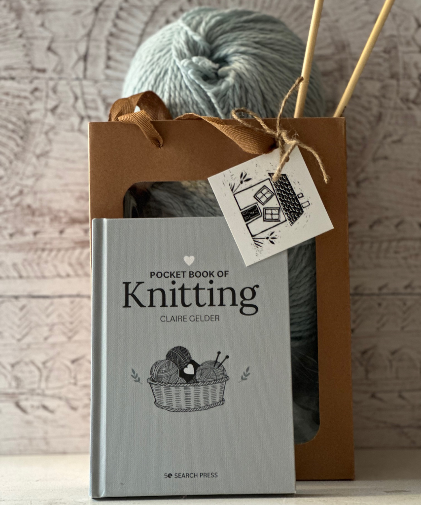 'Learn to Knit' in a bag - kit