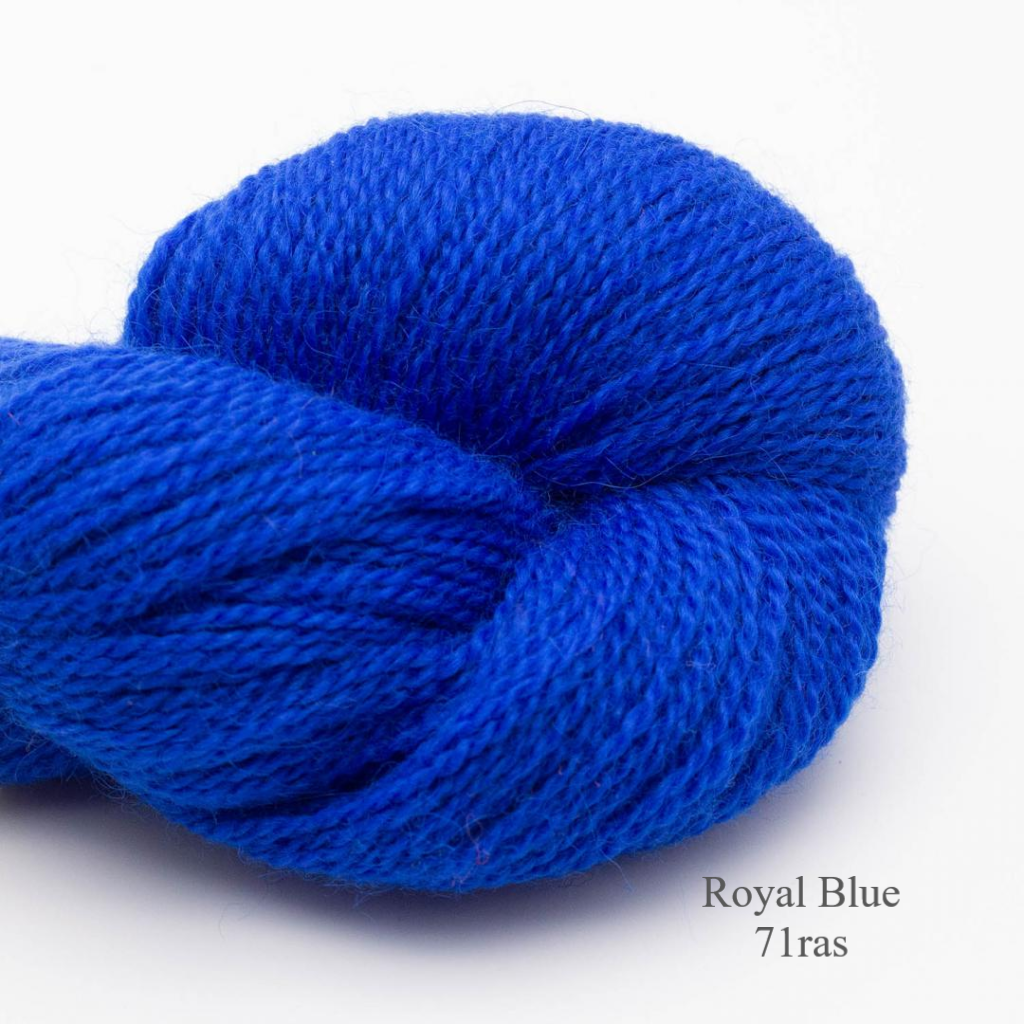 Royal Blue BC Garn Baby Alpaca Yarn - Light Fingering yarn is available to buy online from UK wool shop, Ida's House.