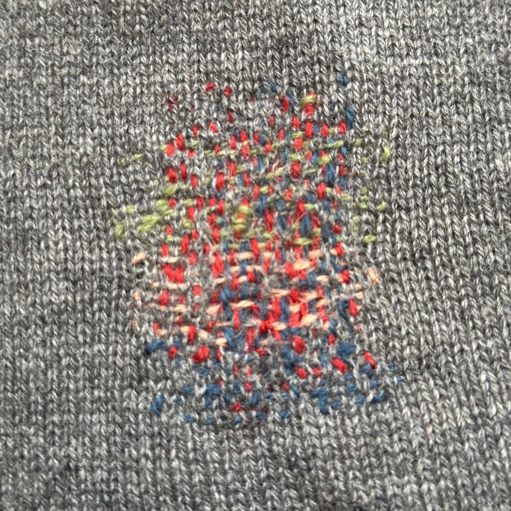 Visible mending - Darning Workshop 18th April
