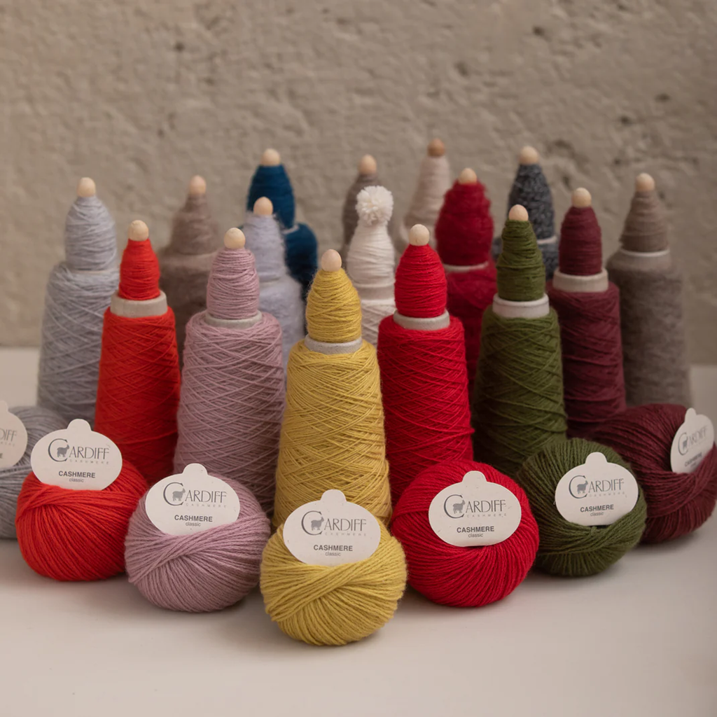 Cardiff Cashmere Classic is available to buy online from Ida's House Lewes Yarn shop