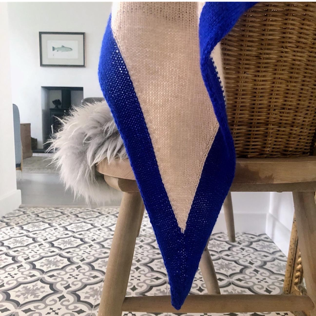 Duo Scarf intarsia workshop held at Ida's House