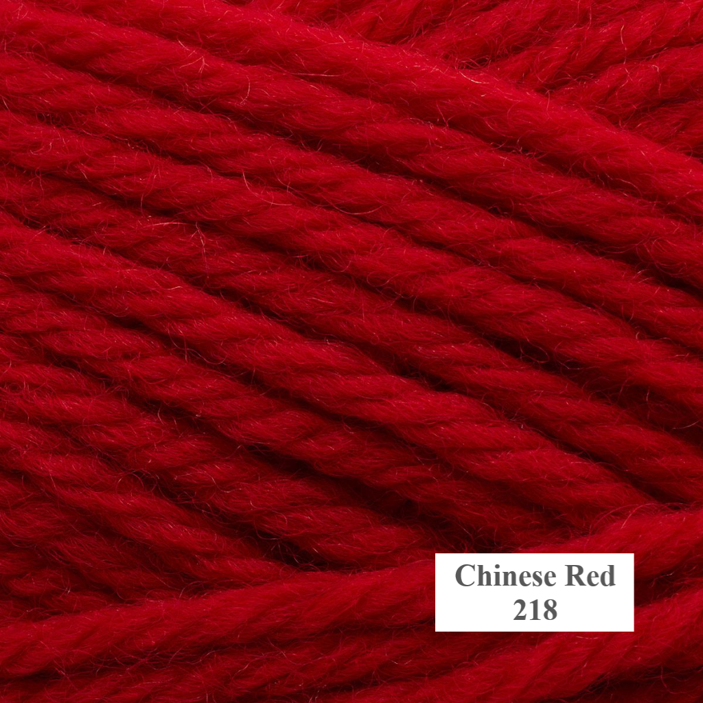Filcolana peruvian highland wool in chinese red