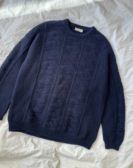 PetiteKnit Esther Men's Sweater Pattern - Hard Copy
