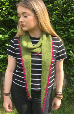Beatrix Shawl Knitting Pattern by Sarah Goodwin