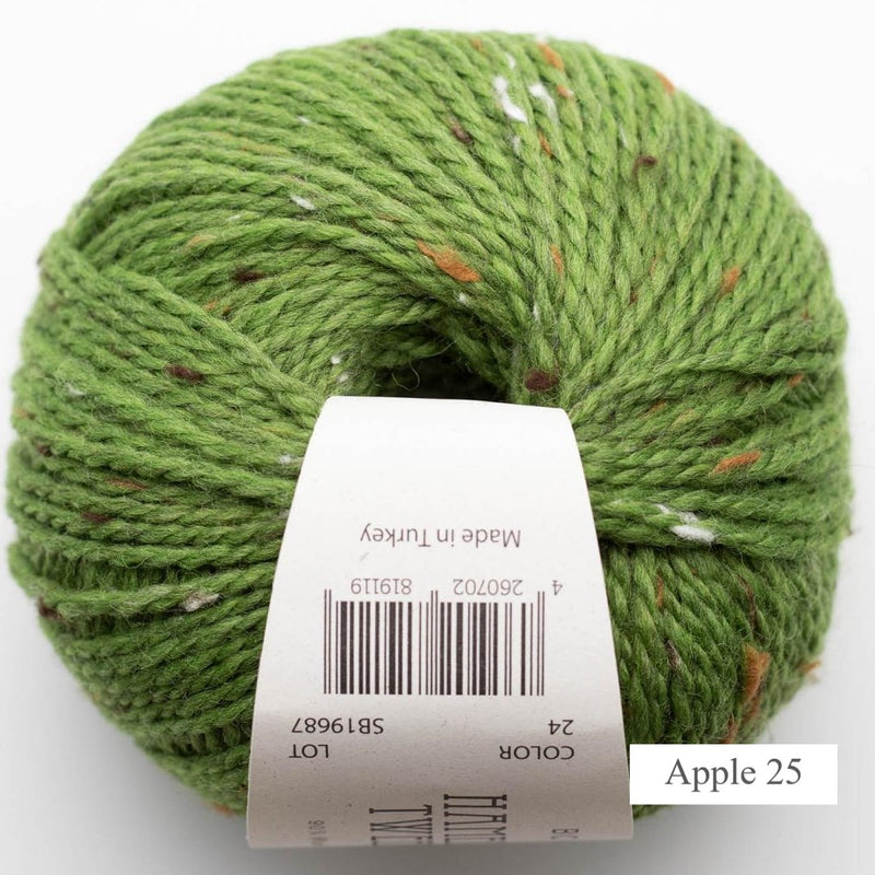 Apple Hamilton Tweed yarn from BC Garn is available to buy online from UK wool shop, Ida's House.