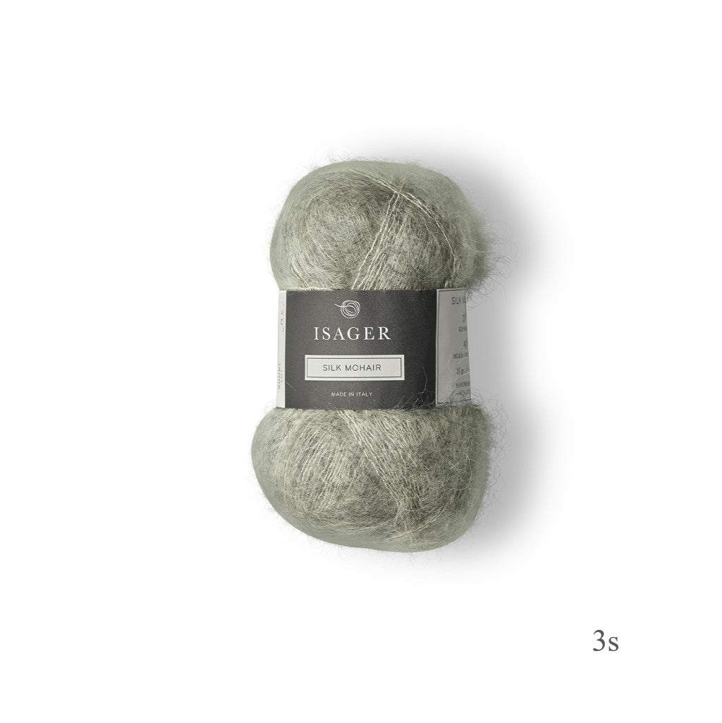 Silk Mohair by Isager in 3s is available to buy online from UK wool shop, Ida's House.