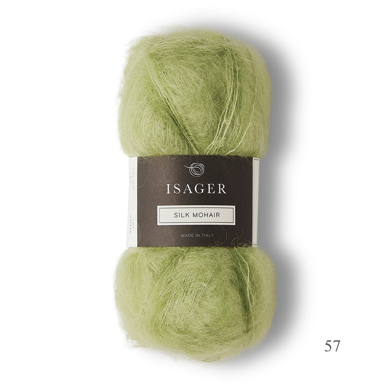 57 Isager Silk Mohair is available to buy online from UK wool shop, Ida's House.