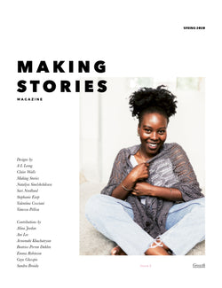 Making Stories issue 3 Spring 2020 is available to buy online from UK wool shop, Ida's House.