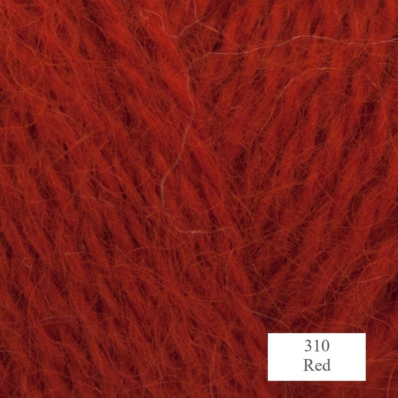 310 Red Mohair and Wool Yarn from Onion is available to buy online from UK wool shop, Ida's House.