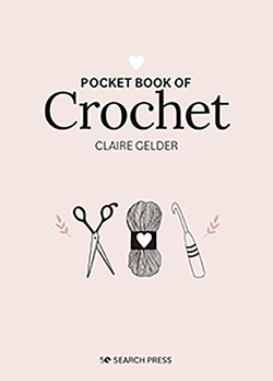 The Pocket Book of crochet by Claire Gelder is available to buy from UK wool shop Ida's House.