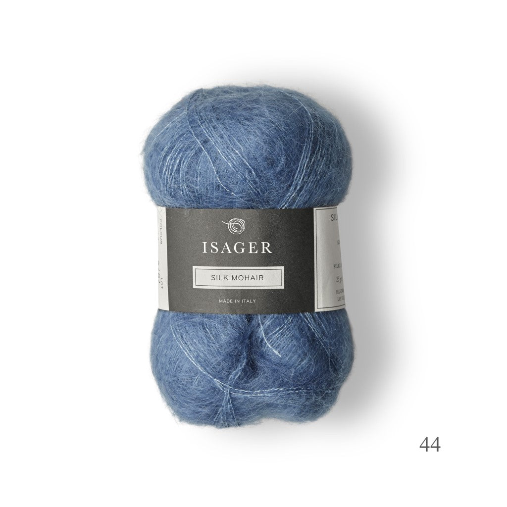 44 Isager Silk Mohair is available to buy online from UK wool shop, Ida's House.