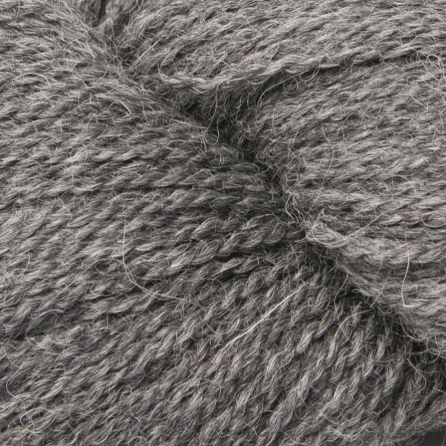 Grey BC Garn Baby Alpaca Yarn - Light Fingering yarn is available to buy online from UK wool shop, Ida's House.