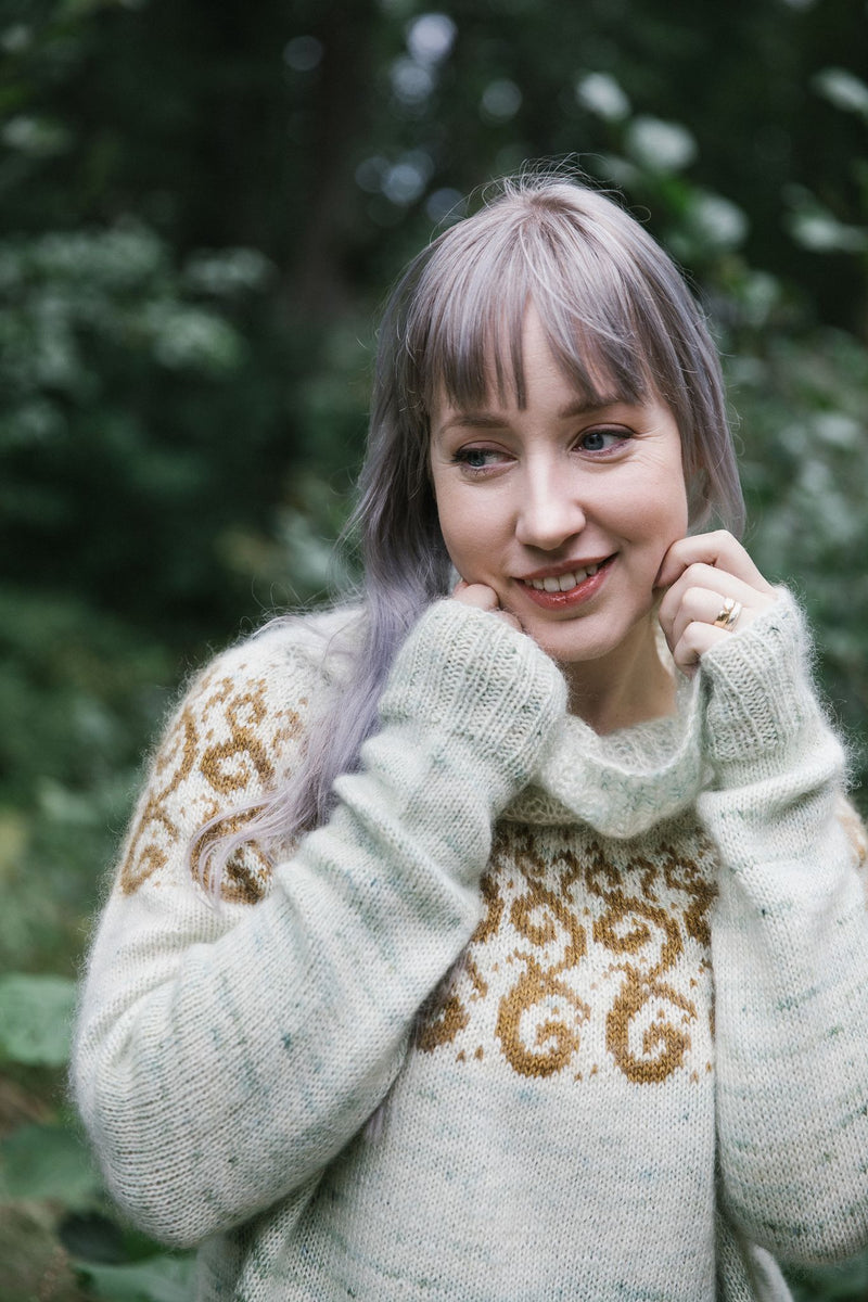 Strands of Joy by Anna Johanna is available to buy online from UK wool shop, Ida's House. 